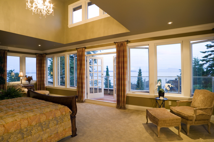 interior bedroom luxury real estate home